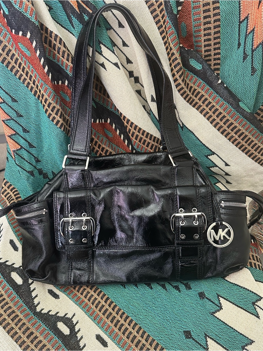 Vintage Michael Kors Black Leather Shoulder bag